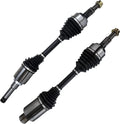 Detroit Axle - 2.4L Front CV Axle Shafts for 2010-2016 Chevrolet Equinox GMC Terrain 2011 2012 2013 2014 2015, 2 CV Axle Shafts Assembly Replacement