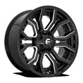 Fuel 1PC Aluminum Rim D711 RAGE 20X9in Gloss Black Milled Finish, D71120909850
