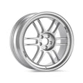 Enkei 17 x 8 & 5x100 Bolt Pattern 45 mm Offset 73 mm Bore RPF1 Silver Wheel for 2002-2010 WRX & 04 STI
