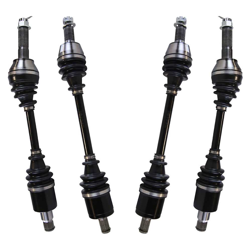 AutoShack Front and Rear CV Axle Shaft Assembly Set of 4 Replacement for 2008-2013 Polaris Ranger RZR 800 2014 Polaris RZR 800 Driver and Passenger Side Kit ADSKPKG005