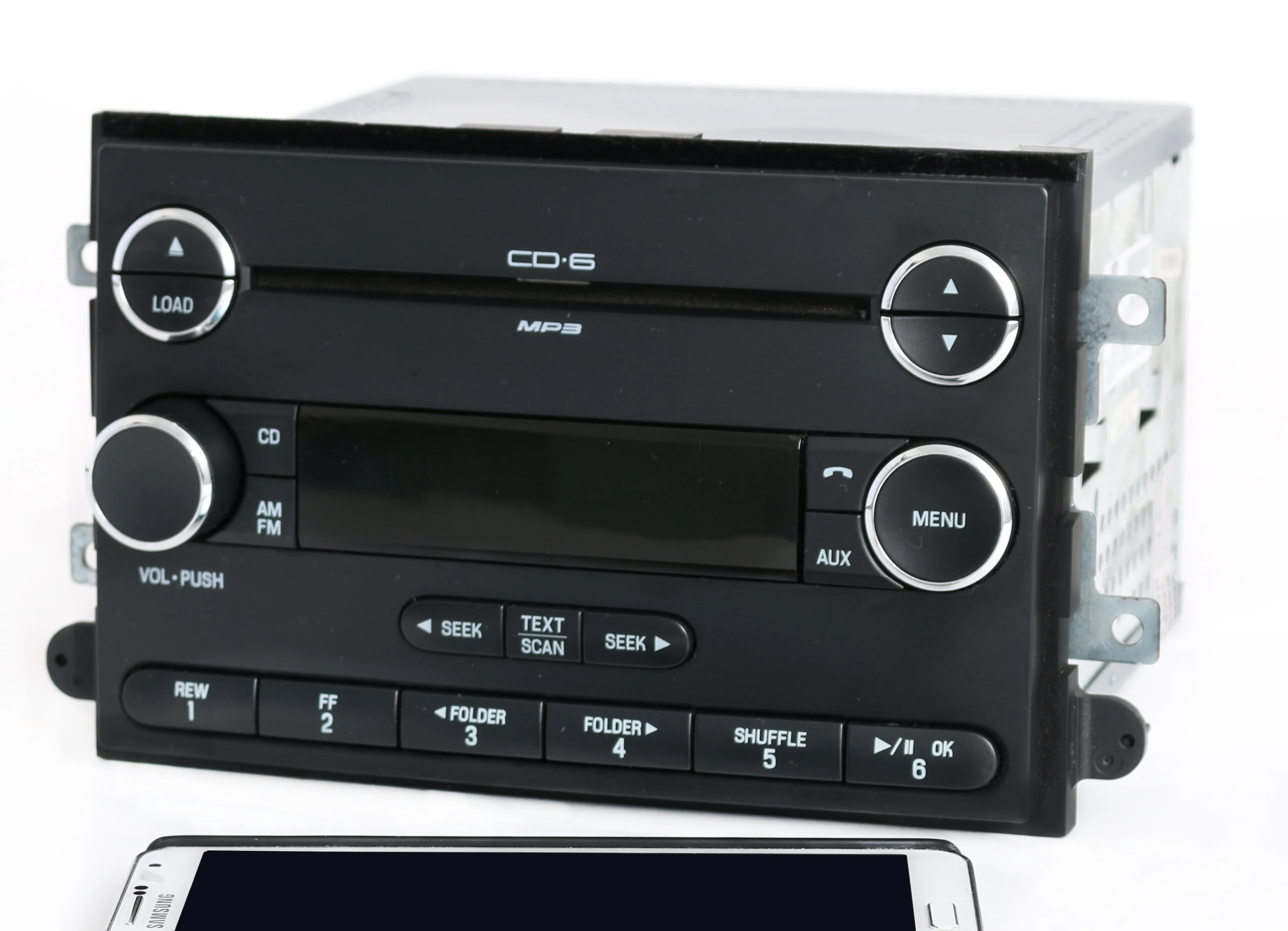 Restored 06-07 Ford Mercury Milan Radio AM FM 6 Disc CD w Bluetooth Music 6E5T-18C815-CL (Refurbished)
