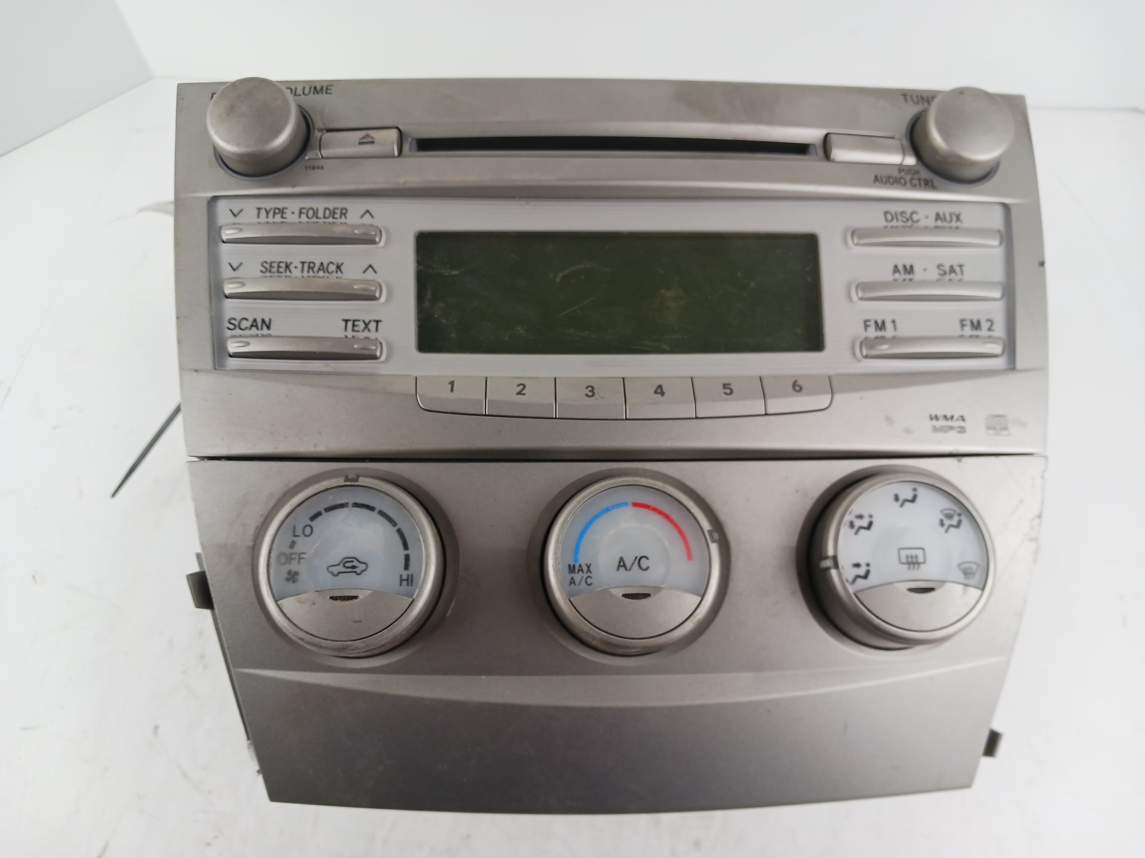 Pre-Owned 10 11 Toyota Camry AM FM CD Radio Temperature Controls OEM - Verify Specific Vehicle Fitment In Description - (Good)