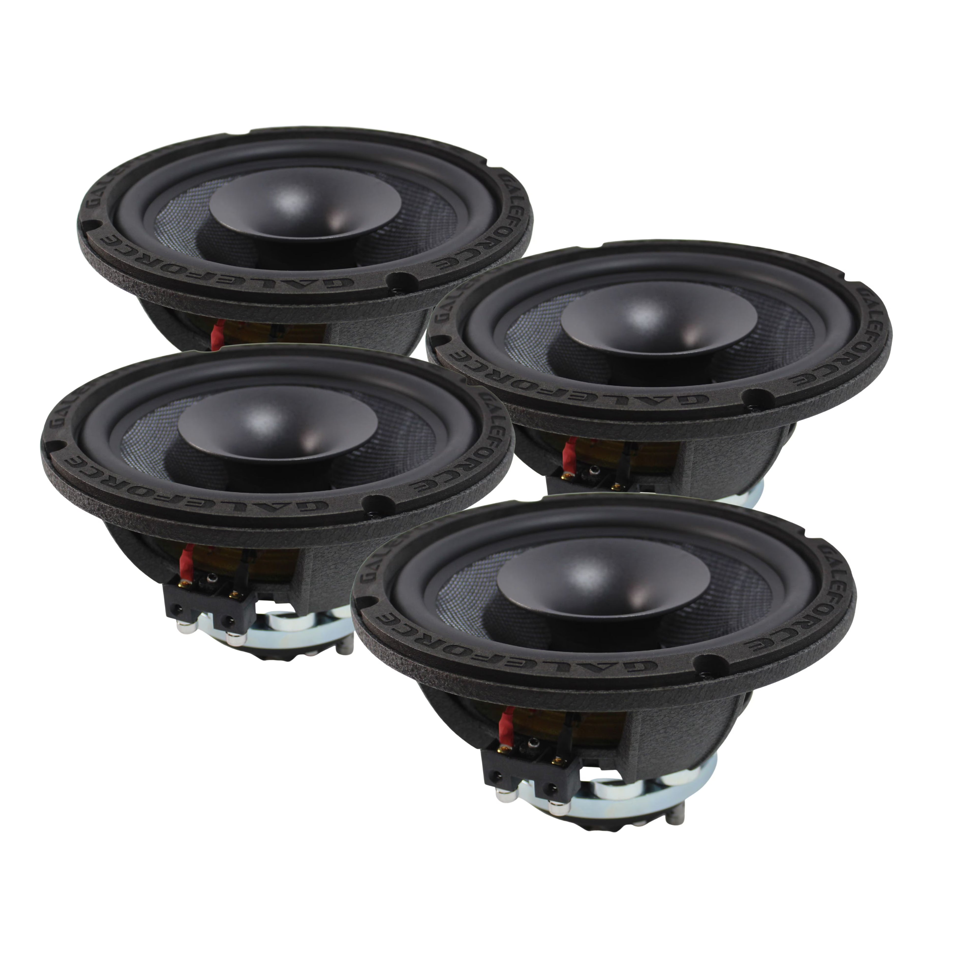 Galeforce F-3 Pro Audio 2-way Marine Grade Speaker 8  450w RMS with Horn 4Pck