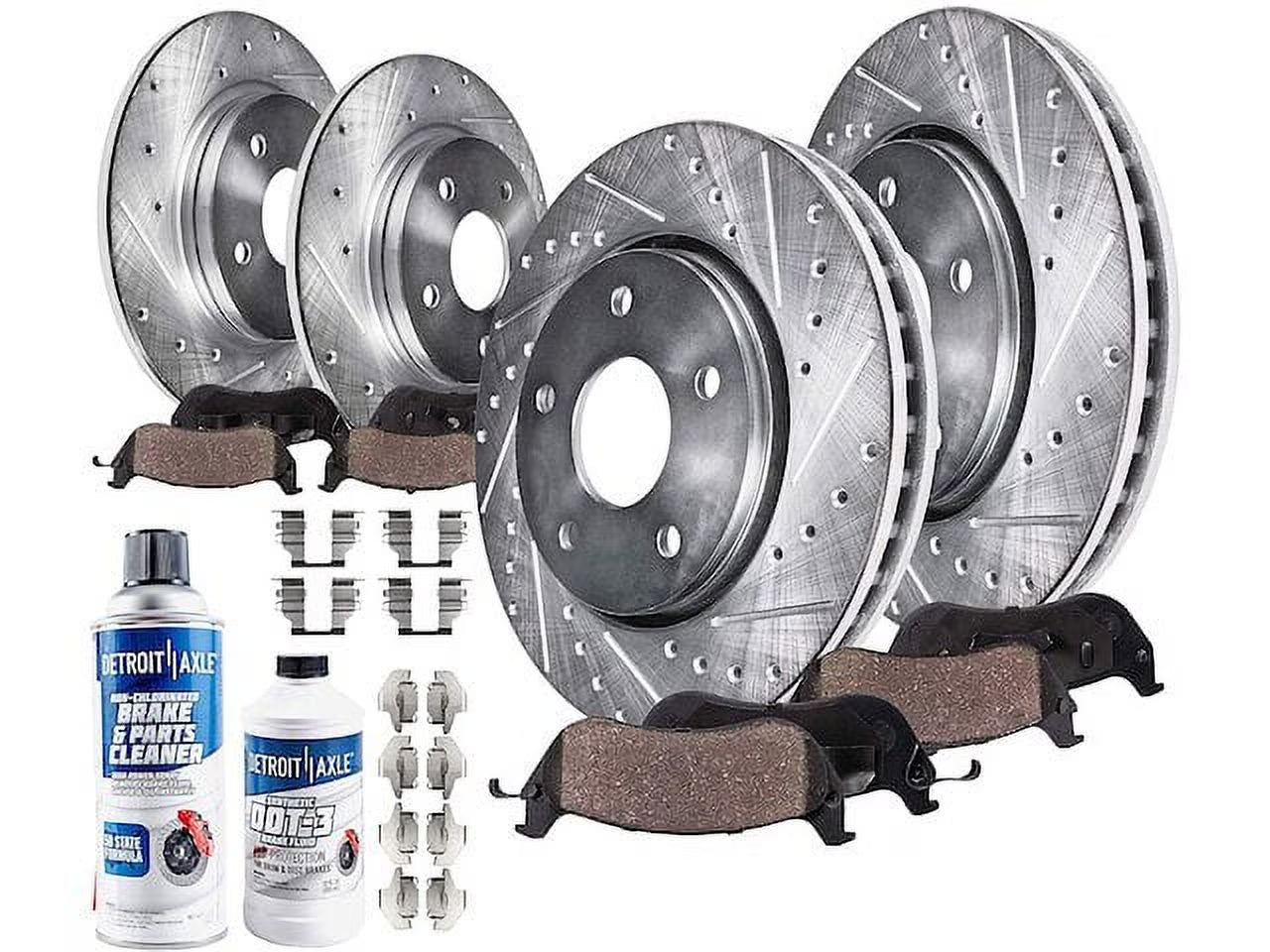 Front and Rear Brake Pad and Rotor Kit - Compatible with 2013 - 2017 Honda Accord 2014 2015 2016