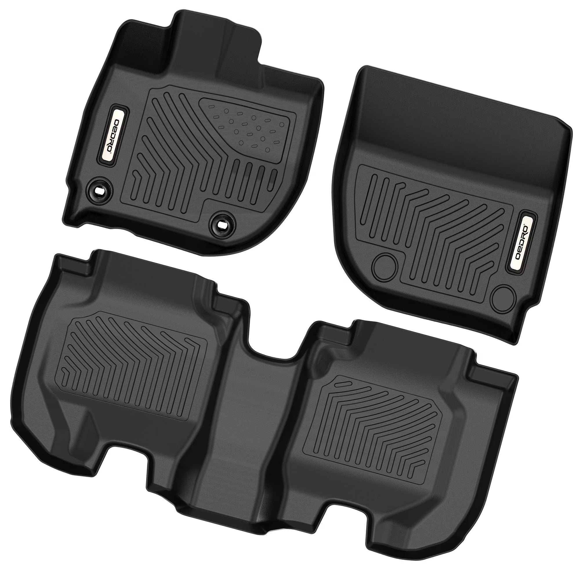 RVNI Floor Mats Liner compatible with 2016-2022 Honda HR-V 3D Molded TPE All-Weather