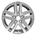 Pre-Owned Original Equipment Machined and Painted Silver Aluminum Wheel 16 x 6.5 1KO601025D8Z8 fits 2005-2018 Volkswagen Jetta (Good)