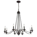 Elk Home 36-Inch Wide Farmington Chandelier. Oil Rubbed Bronze