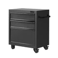 Hyper Tough 27-inch 3-Drawer Rolling Tool Cabinet, Black