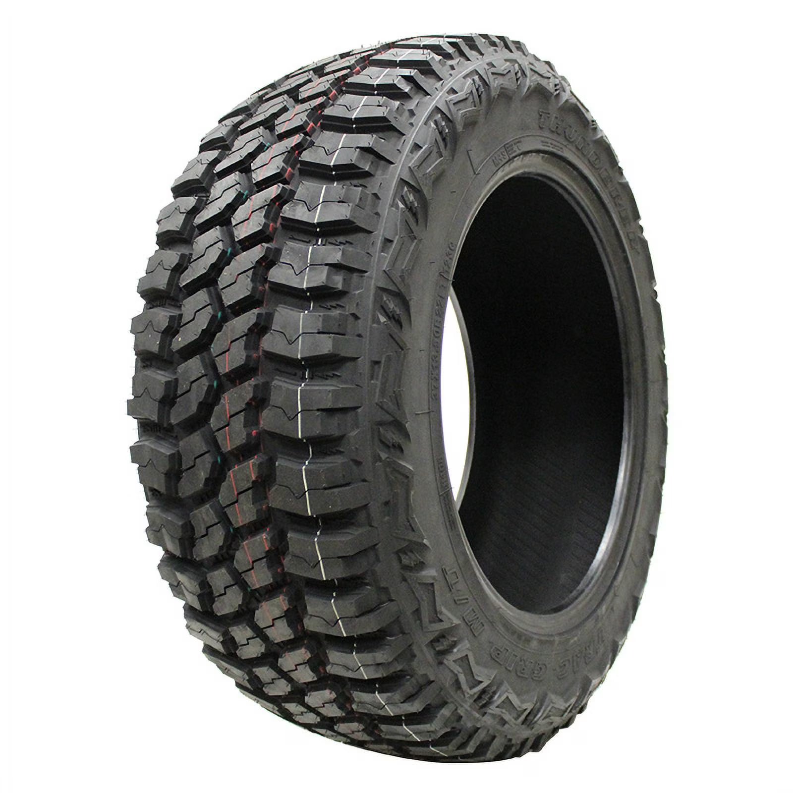 Set of 2 Thunderer Trac Grip M/T R408 LT275/65R18 123Q E Tires Fits: 2019-23 Chevrolet Silverado 1500 LT Trail Boss, 2019-21 GMC Sierra 1500 AT4
