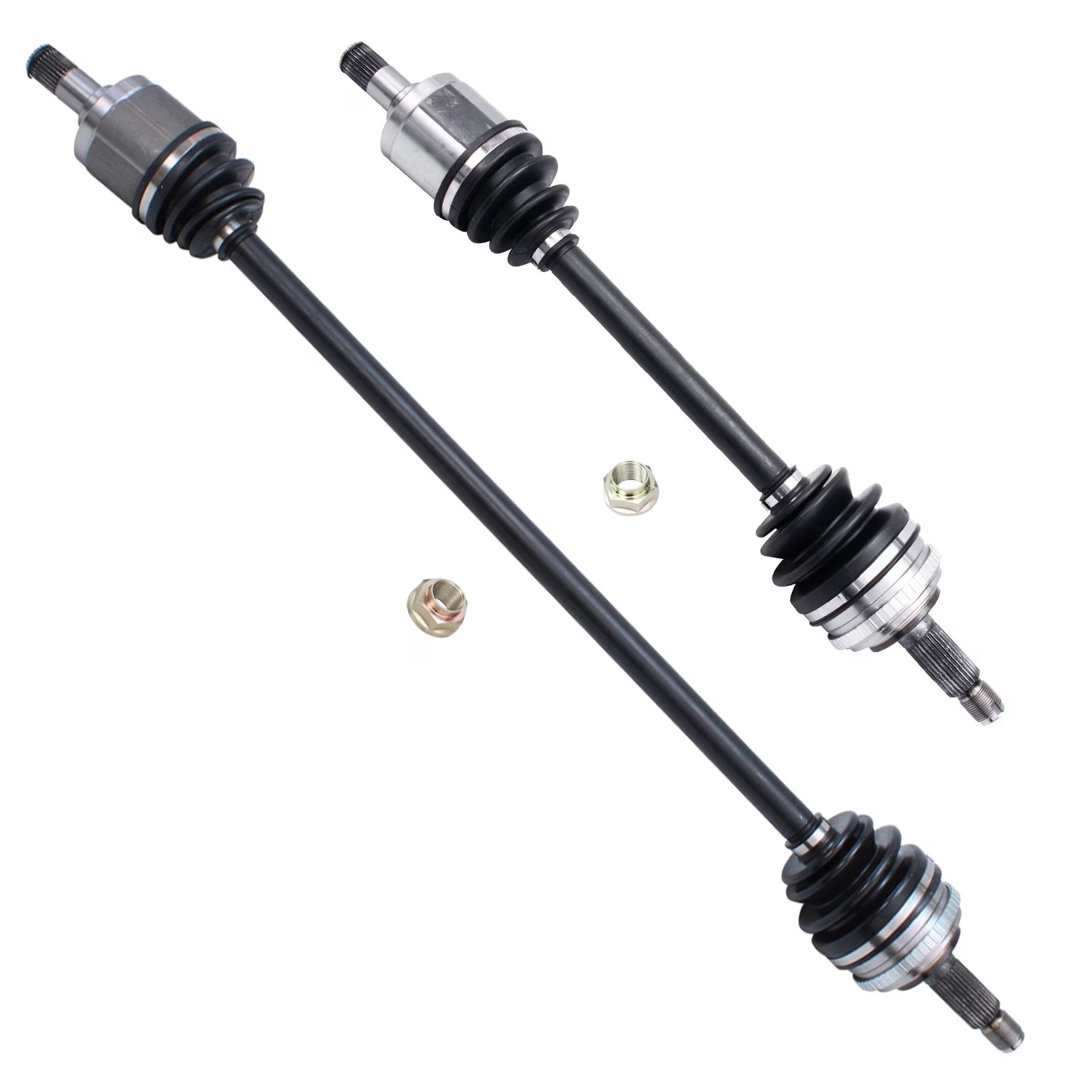 Detroit Axle - Complete Front CV Axle Drive Shafts Left and Right Side Replacement for 1998 1999 2000 2001 2002 Honda Accord 2.3L w/Automatic Transmission - 2pc Set