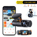 Vantrue Nexus 4S 3 Channel WiFi Dash Cam, STARVIS 2, PlatePix?? 2.7K+1440P+1440 Front Inside Rear Dashcam, HDR,GPS,24/7 Buffered Parking Mode, Support 1TB Max