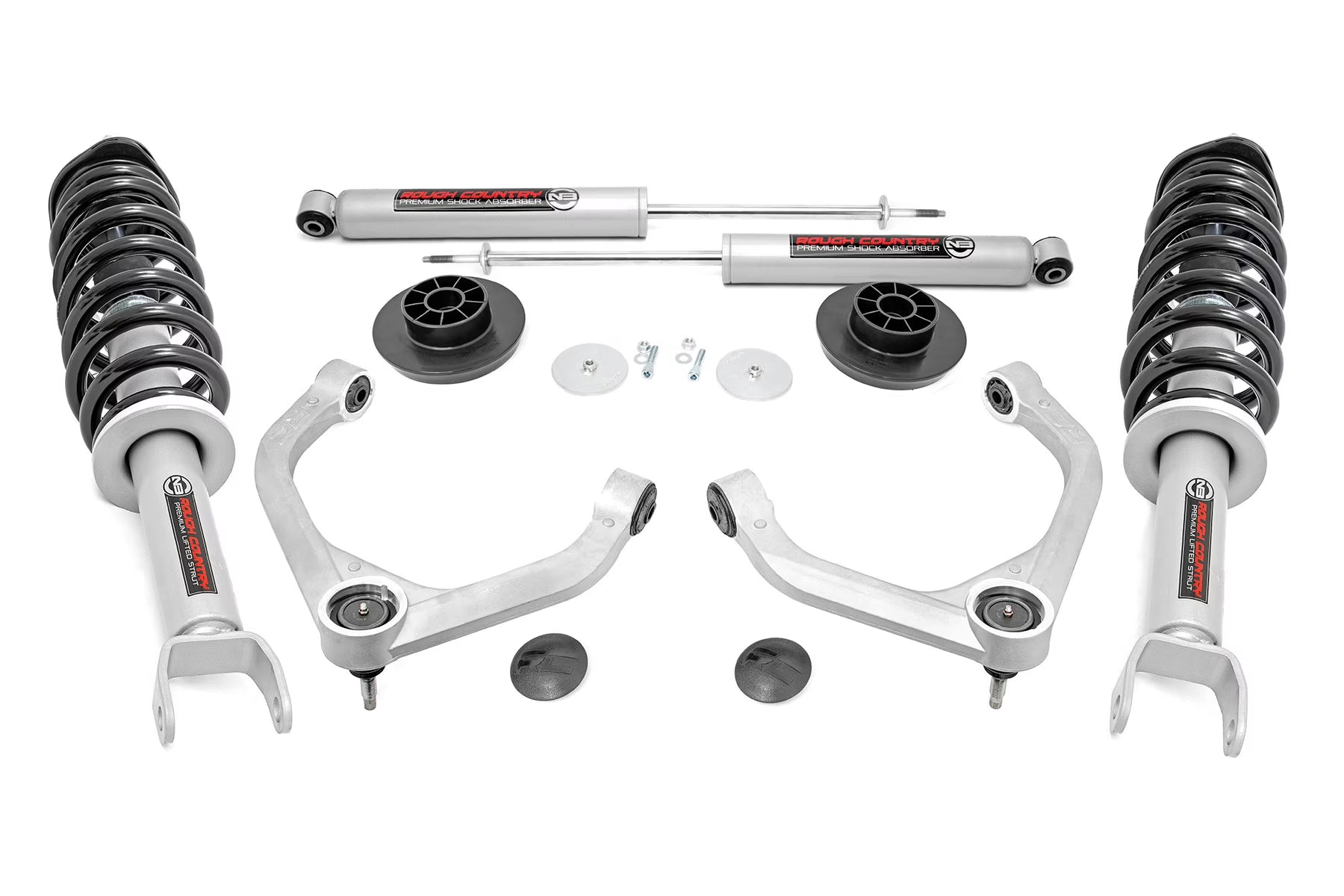 Rough Country 3.5  Lift Kit w/N3 Struts & Shocks for 19-22 Ram 1500 4WD - 31431 Fits select: 2019-2021 RAM 1500 CLASSIC, 2022-2023 RAM 1500 LARAMIE