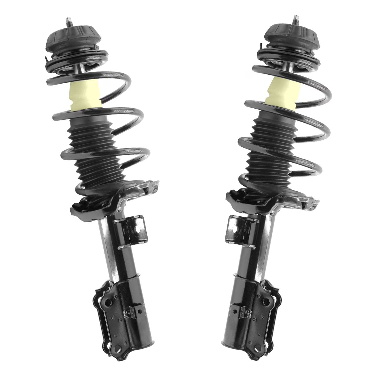 Detroit Axle - 2 Front Struts for Hyundai 2018-2021 Accent Kia Rio, 2019 2020 Quick Struts with Coil Spring Assembly Replacement Quick Complete Struts Suspension