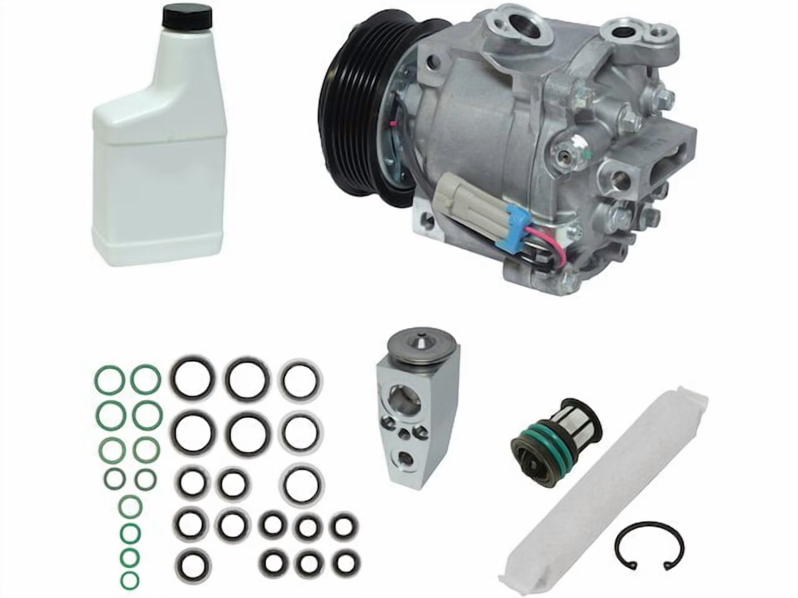 A/C Compressor Kit - Compatible with 2013 - 2018 Chevy Sonic 2014 2015 2016 2017