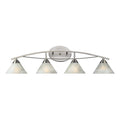 Elk Home 36-Inch Wide Elysburg Vanity Light. Transitional-Satin Nickel