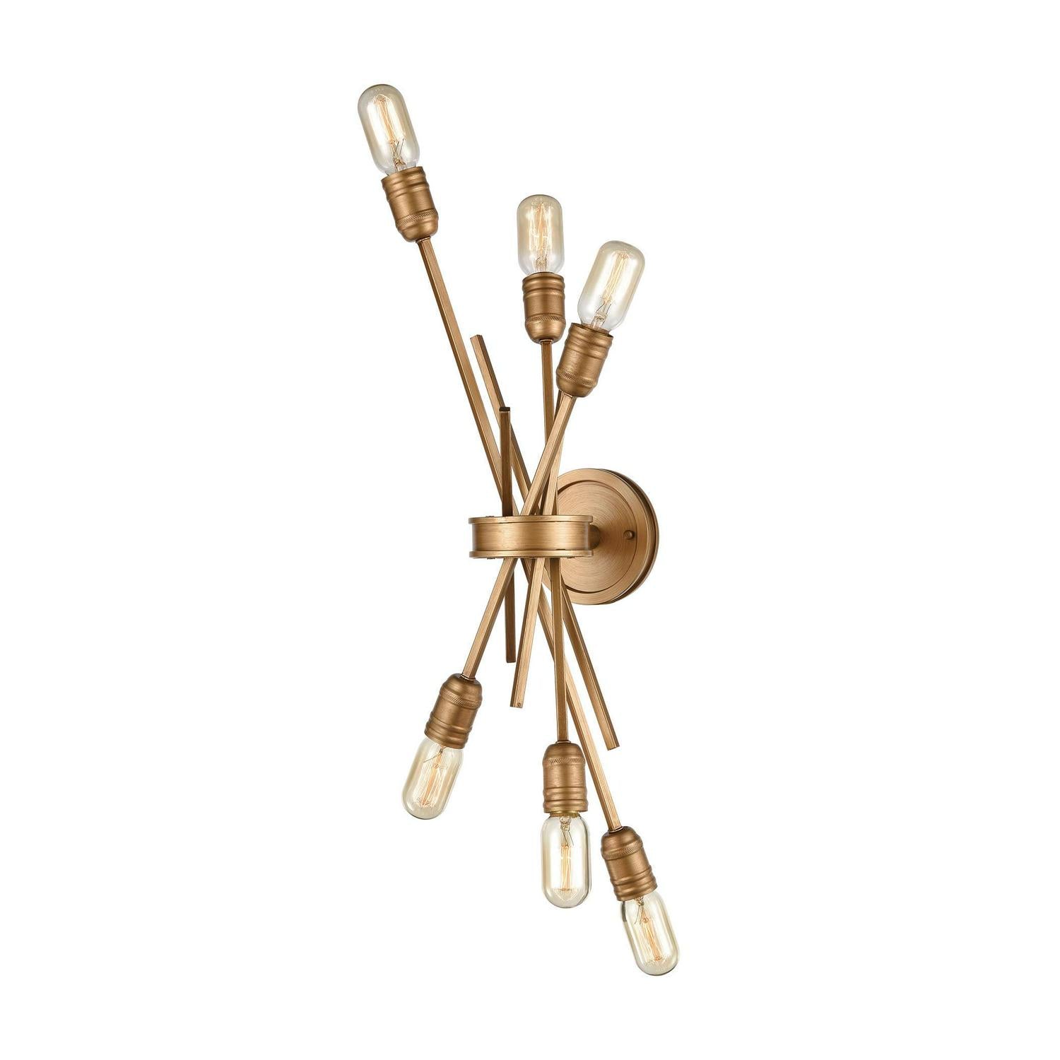 Elk Home 10-Inch Wide Xenia Sconce. Modern/Contemporary. Matte Gold