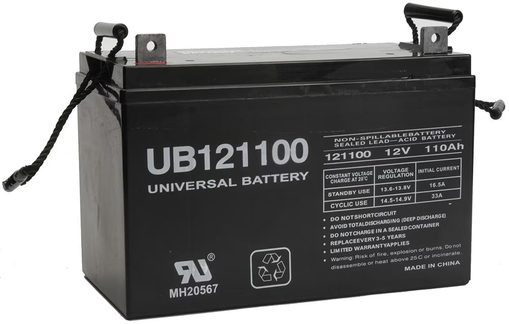 UB121100 D5751 12V 110AH 100AH Battery Wheelchair Mobility Deep Cycle Solar