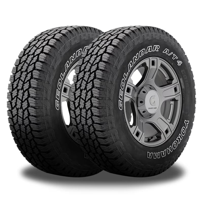 2 Yokohama Geolandar A/T4 G018 265/75R16 123S All Terrain 55K Mi Warranty 10 PLY 110101814 / 265/75/16 / 2657516