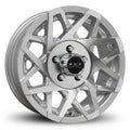1 HD Trailer Wheels 15x6 5X4.50 0 Canyon Trailer Gloss Silver Machined Face Wheel Rim