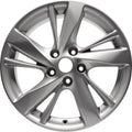 Remanufactured Painted Silver Metallic Aluminum Wheel 17 x 7.5 403003TA2C fits 2013-2015 Nissan Altima