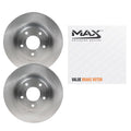 Max Advanced Brakes Front Brake Rotors Compatible With 2011-2015 2016-2020 Dodge Durango Compatible With Jeep Grand Cherokee 12.99  Rotor Replacement OE Disc Brake Rotors