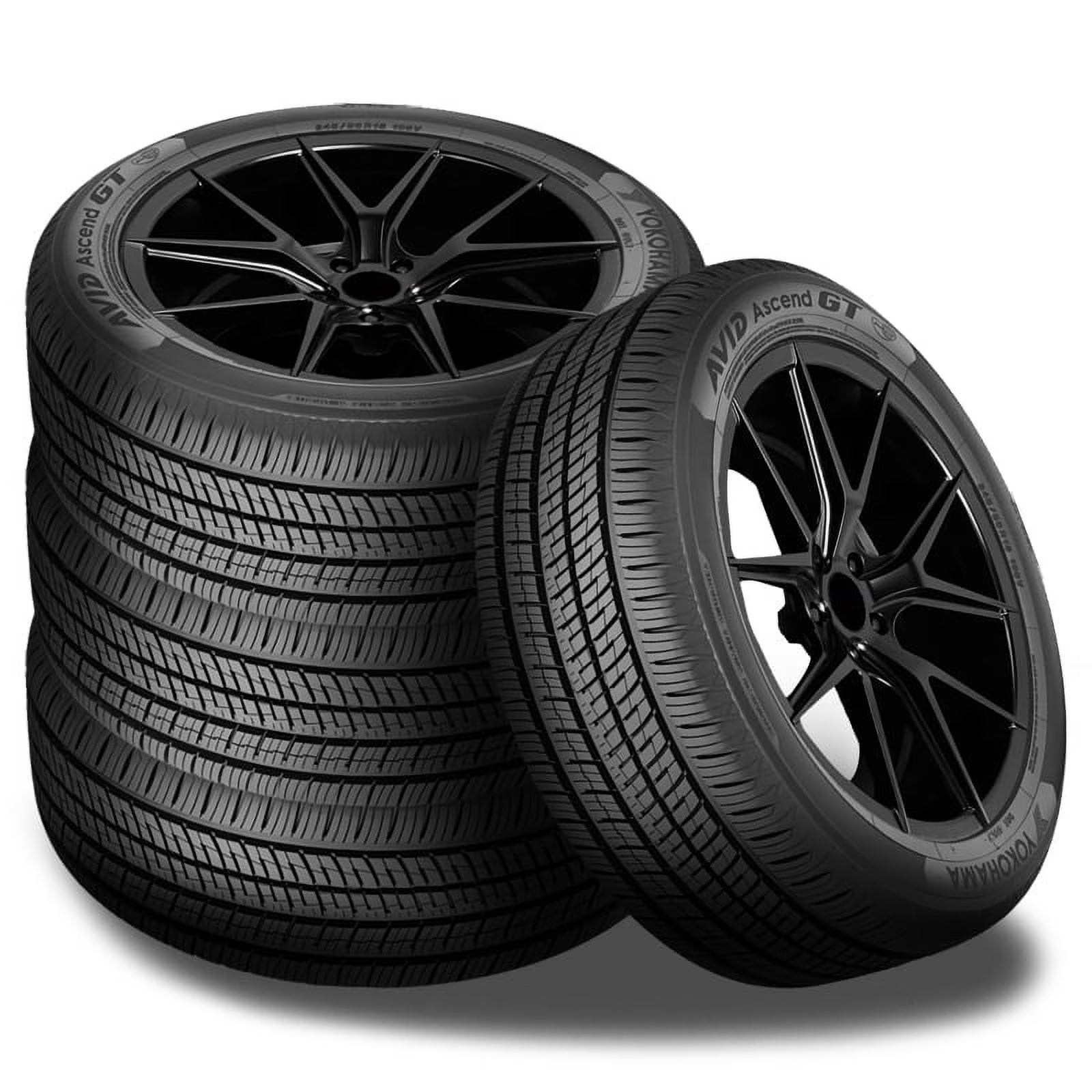 4 Yokohama Avid Ascend GT 235/55R19 105V All Season Performance 65K Mi Warranty 110132758 / 235/55/19 / 2355519