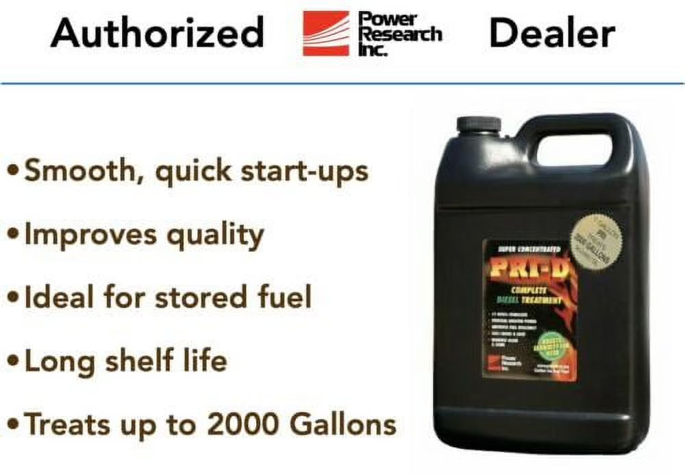 PRI-D Fuel Stabilizer- Gallon Size Unit Treats 2000 Gallons of Fuel - Diesel