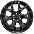 New OEM Replacement Wheel 20x9 in for 2015-2024 GMC Yukon Gloss Black 20 inch Aluminum Rim