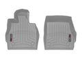WeatherTech Custom Fit FloorLiners compatible with 2020-2025 Chevrolet Corvette - 1st Row (Driver & Passenger), Grey