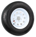eCustomrim Radial Trailer Tire Rim ST205/75R14 205/75-14 Load C 5 Lug Wheel White Modular