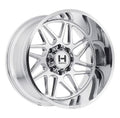 22x10 Hostile H108 Sprocket Armor Plated (Chrome) Wheel 8x6.5 (-25mm)