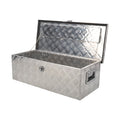 BATONECO Durable Tool Boxes and Organizers, Aluminum Silver, 30  x 13  x 10 