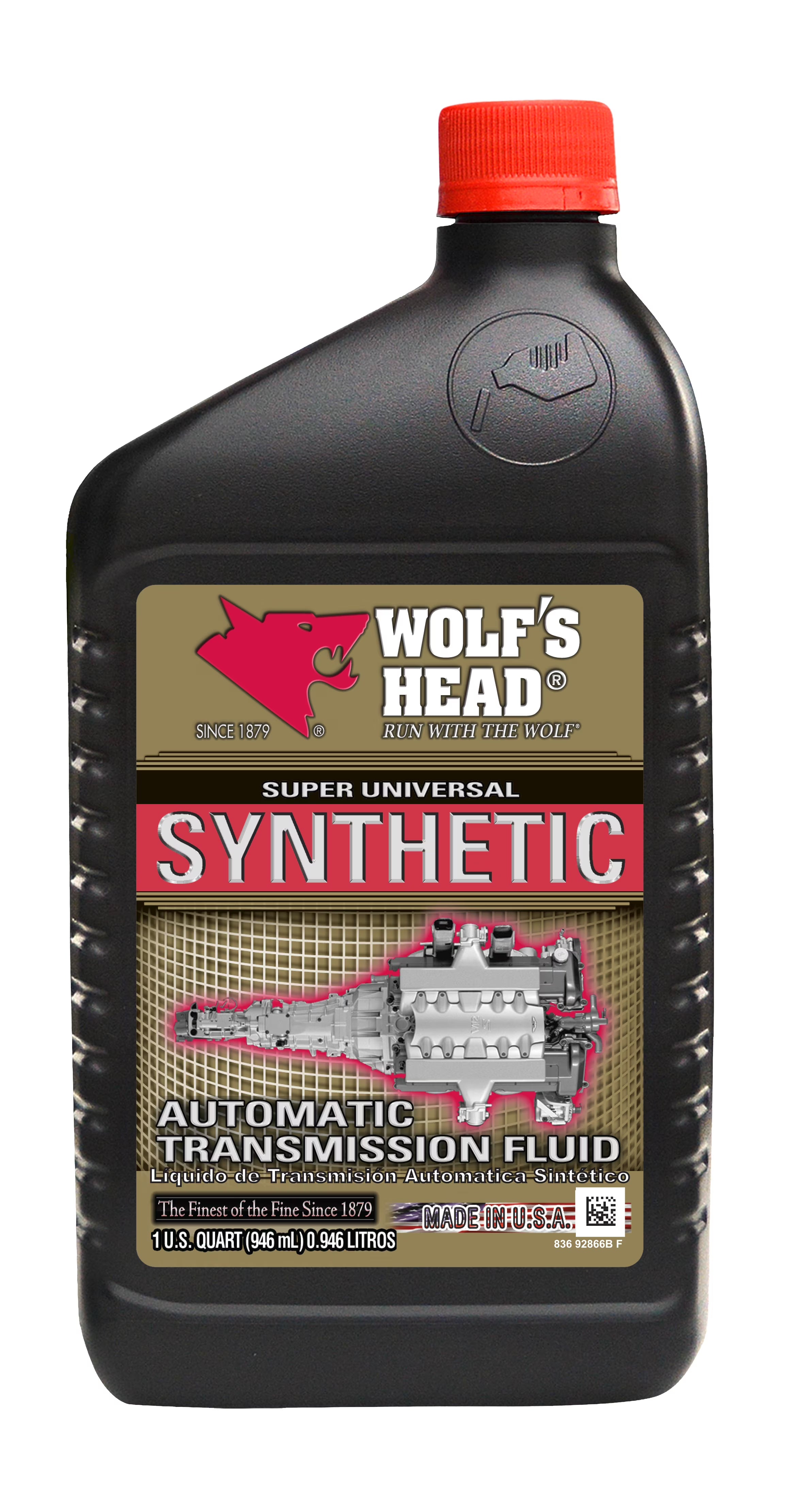 Wolf's Head Super Universal Synthetic Automatic Transmission Fluid 12/1qt case