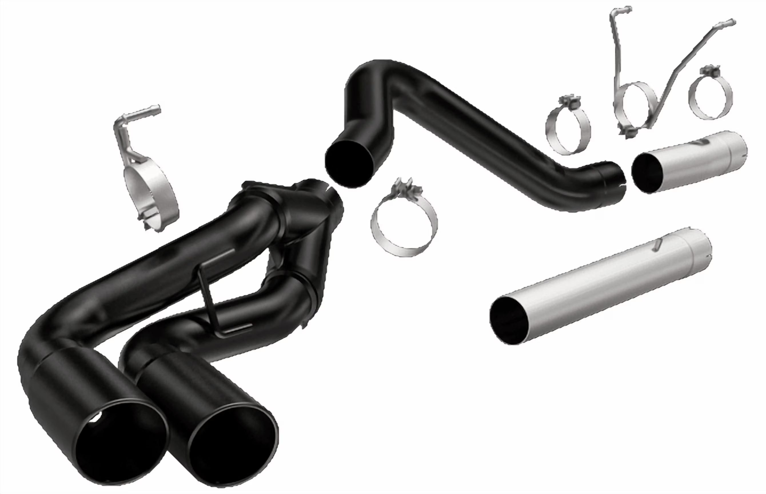 MagnaFlow 07-17 Dodge Ram 2500/3500 6.7L DPF-Back Black 4in Dual Single Passenger Side Rear Exit