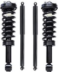 Detroit Axle - Struts Shocks for 4WD 2009-2013 Ford F-150 Complete 2 Front Struts w/Coil Spring 2 Rear Shock Absorbers 2010 2011 2012 Replacement Quick Install Ready Struts Assembly
