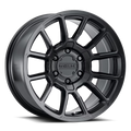 Raceline 950B-GAUGE 20  Cast Aluminum Wheel, GAUGE SATIN BLACK 20X9 6X139.7 +18mm