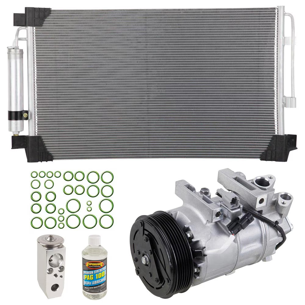 For Nissan Altima 2013-2016 OEM AC Compressor w/ Condenser Drier - BuyAutoParts