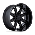 Fuel 1PC Cast Aluminum Wheel D853 24x12 6x135/5.5 M-BLK G-BLK-LP -44mm, FC853MB24126744N