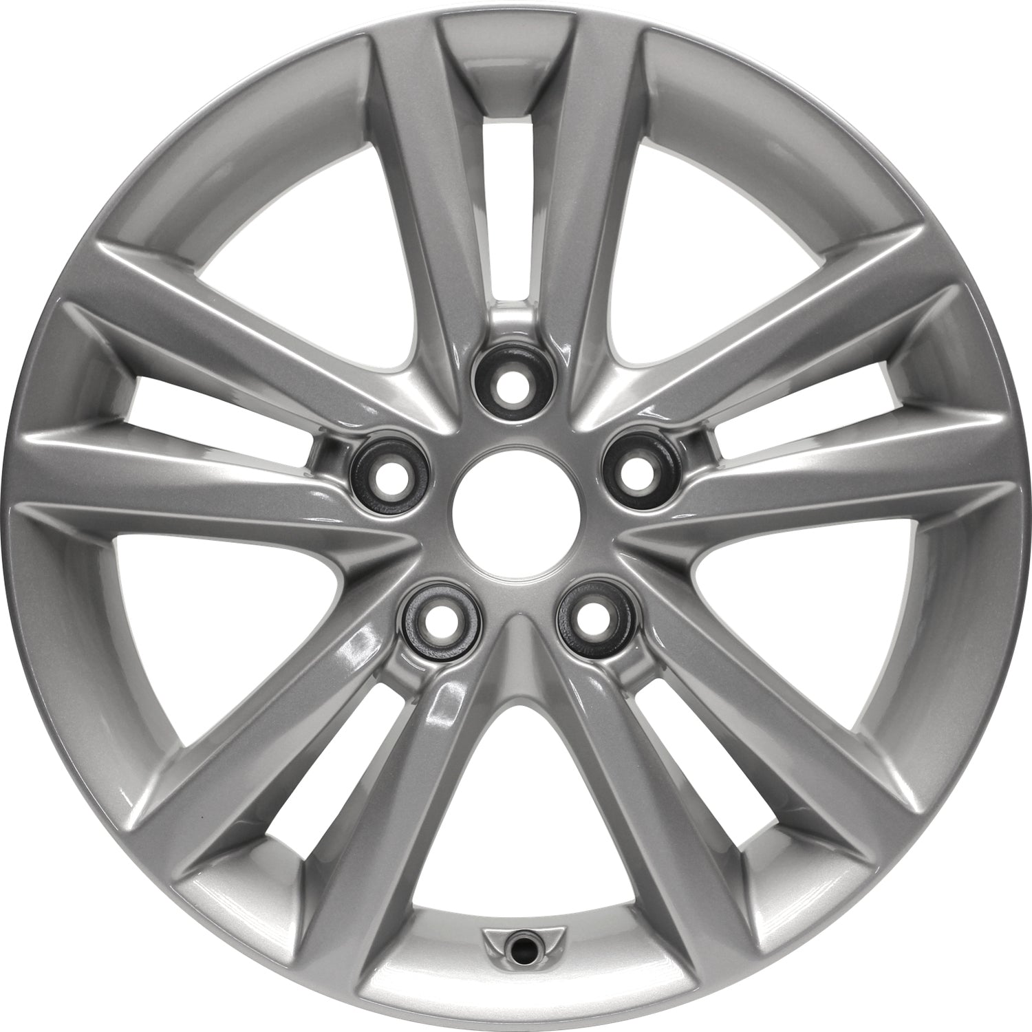 Remanufactured Painted Sparkle Silver Aluminum Wheel 16 x 6.5 fits 2015-2017 Hyundai Sonata