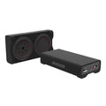 Kicker TRTP 10  400W Powered Down-Firing Loaded Enclosure with Built-In Amplifier and Remote Bass Control