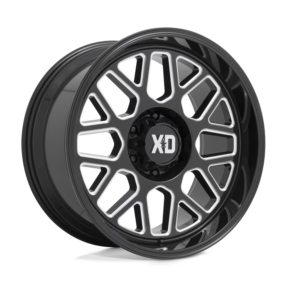 XD Cast Aluminum Rim XD849 24X12 8X170 G-BLK MILL -44MM, XD84924287344N