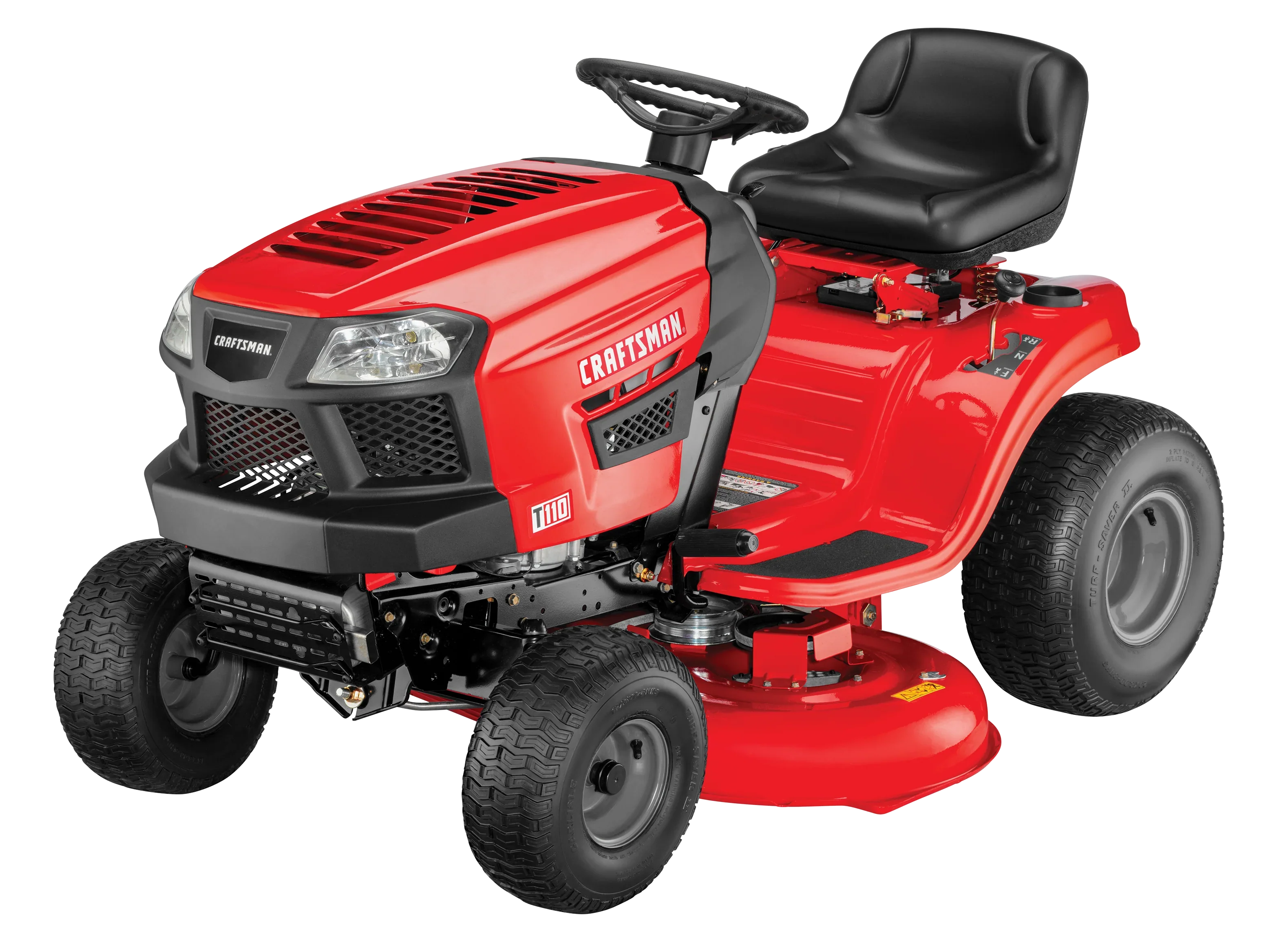 Craftsman T110 | 42 Riding Mower | 17.5 HP Briggs & Stratton Engine | 7-Speed Transmission | 13AN77XS093