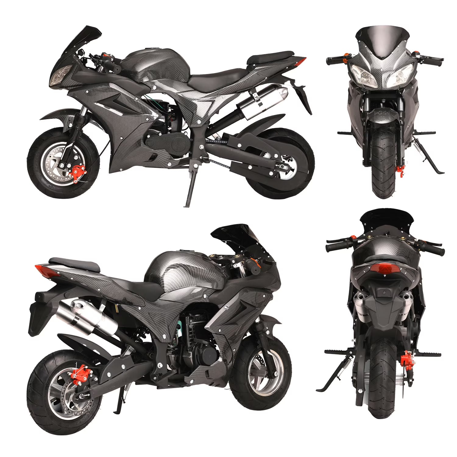 Andvari 49cc Mini Dirt Bike with 4-Stroke Gas Engine, 25MPH Speed & 440 lbs Load