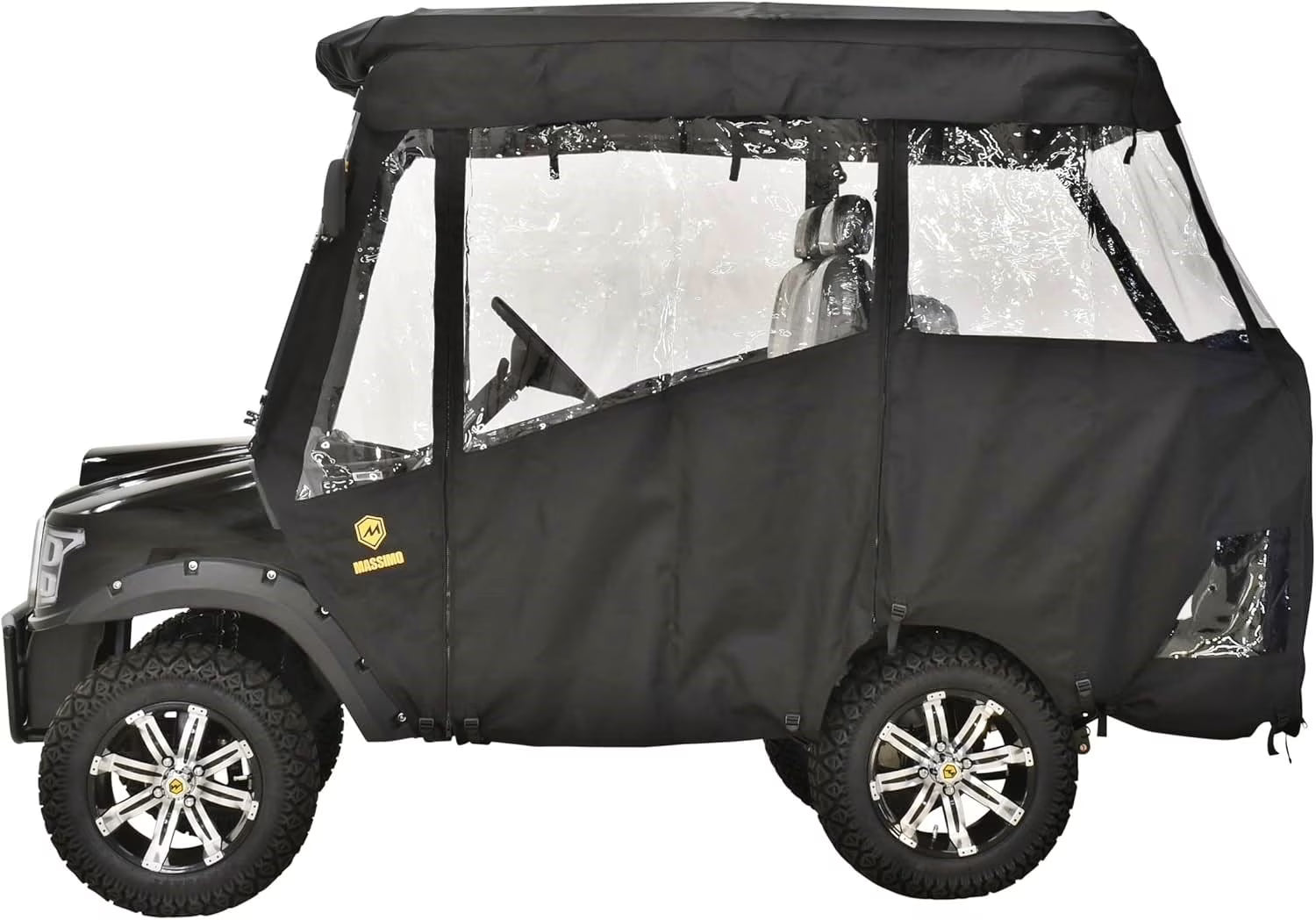 Massimo Golf Cart UTV Full Enclosure Cover - Black