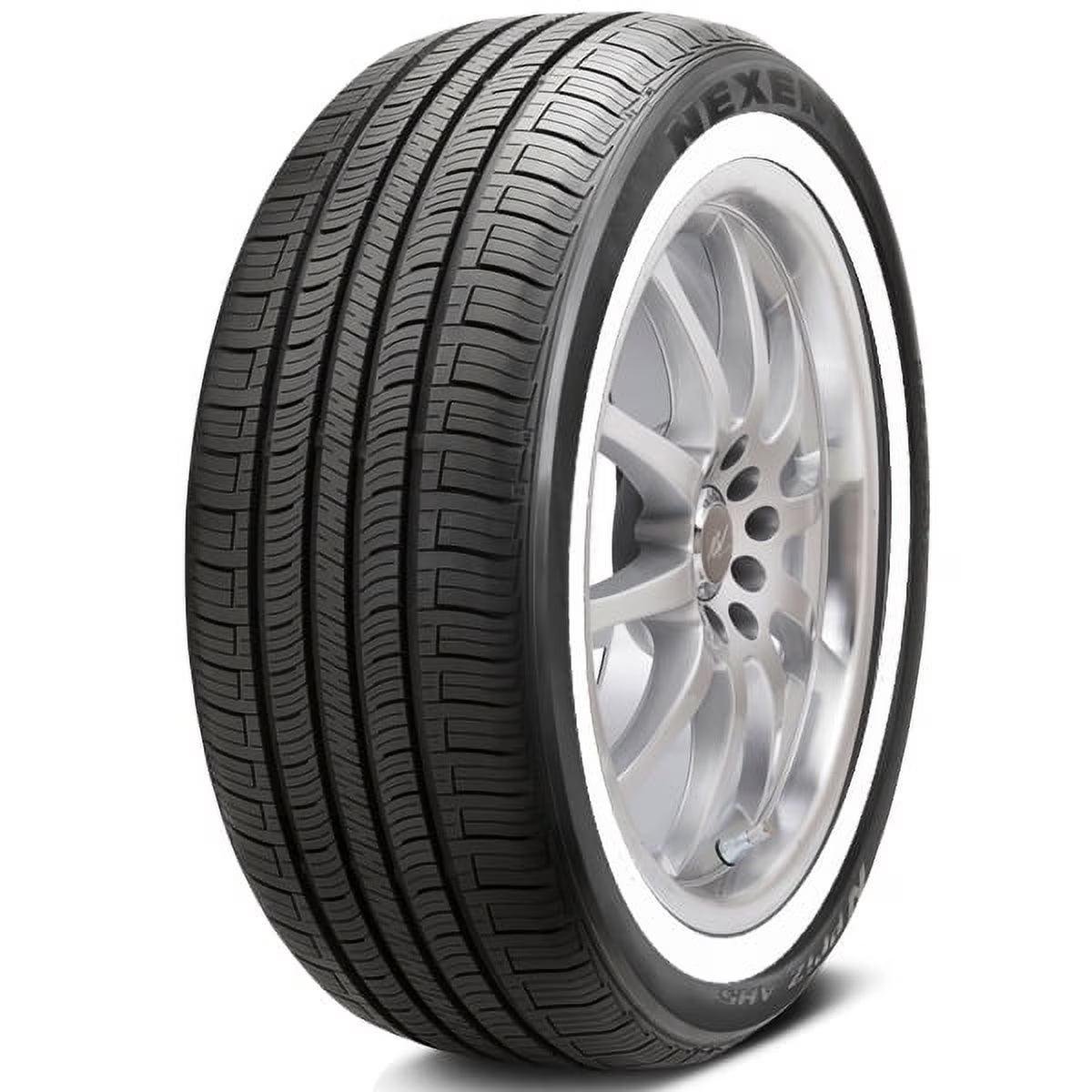 Pair of 2 Nexen N'Priz AH5 205/75R15 97S White Wall All Season Performance 50k Mi Tires 15405NXK / 205/75/15 / 2057515 Fits: 1995 Jeep Wrangler SE, 1997-2003 Jeep Wrangler SE