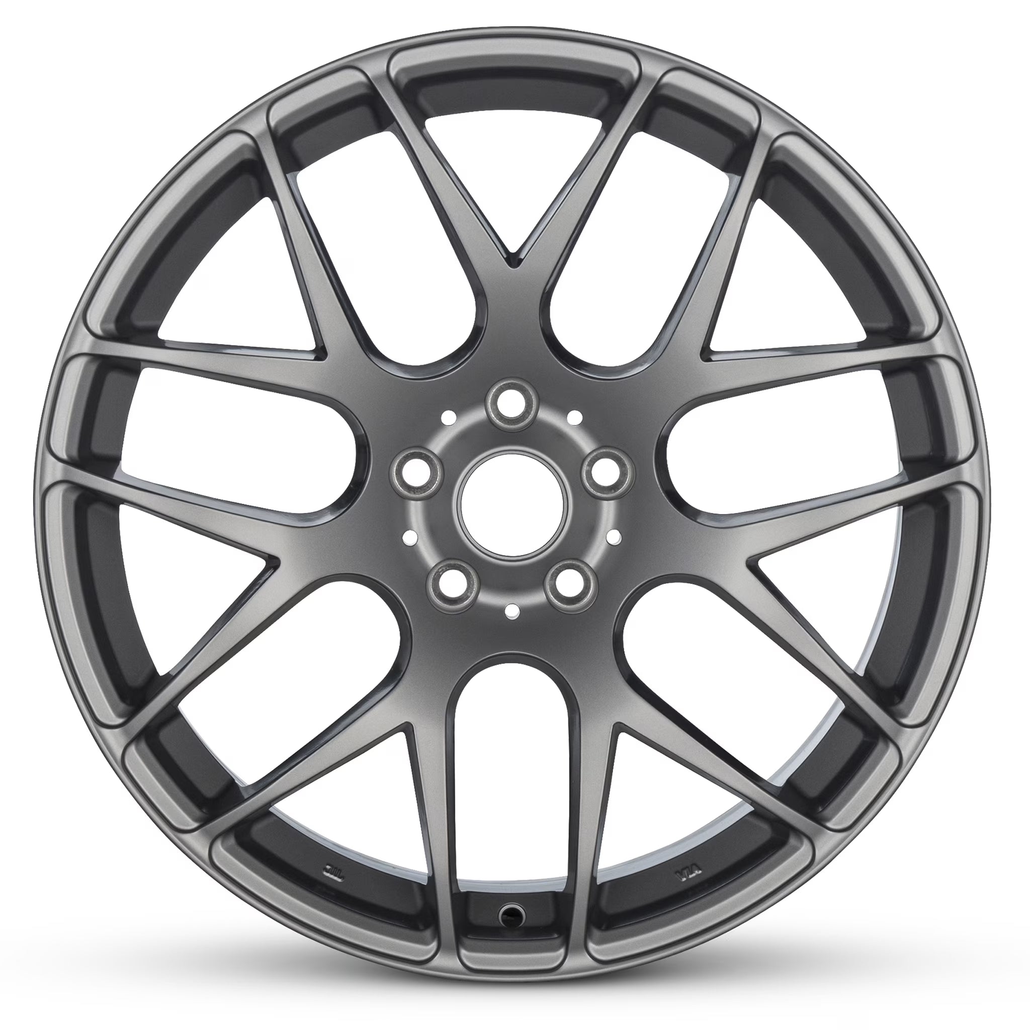 Romac Radium 19 Inch, 5 x 112 Bolt Pattern, 45 mm Offset, 73.1 mm Hub - Matte Carbon Alloy Rim