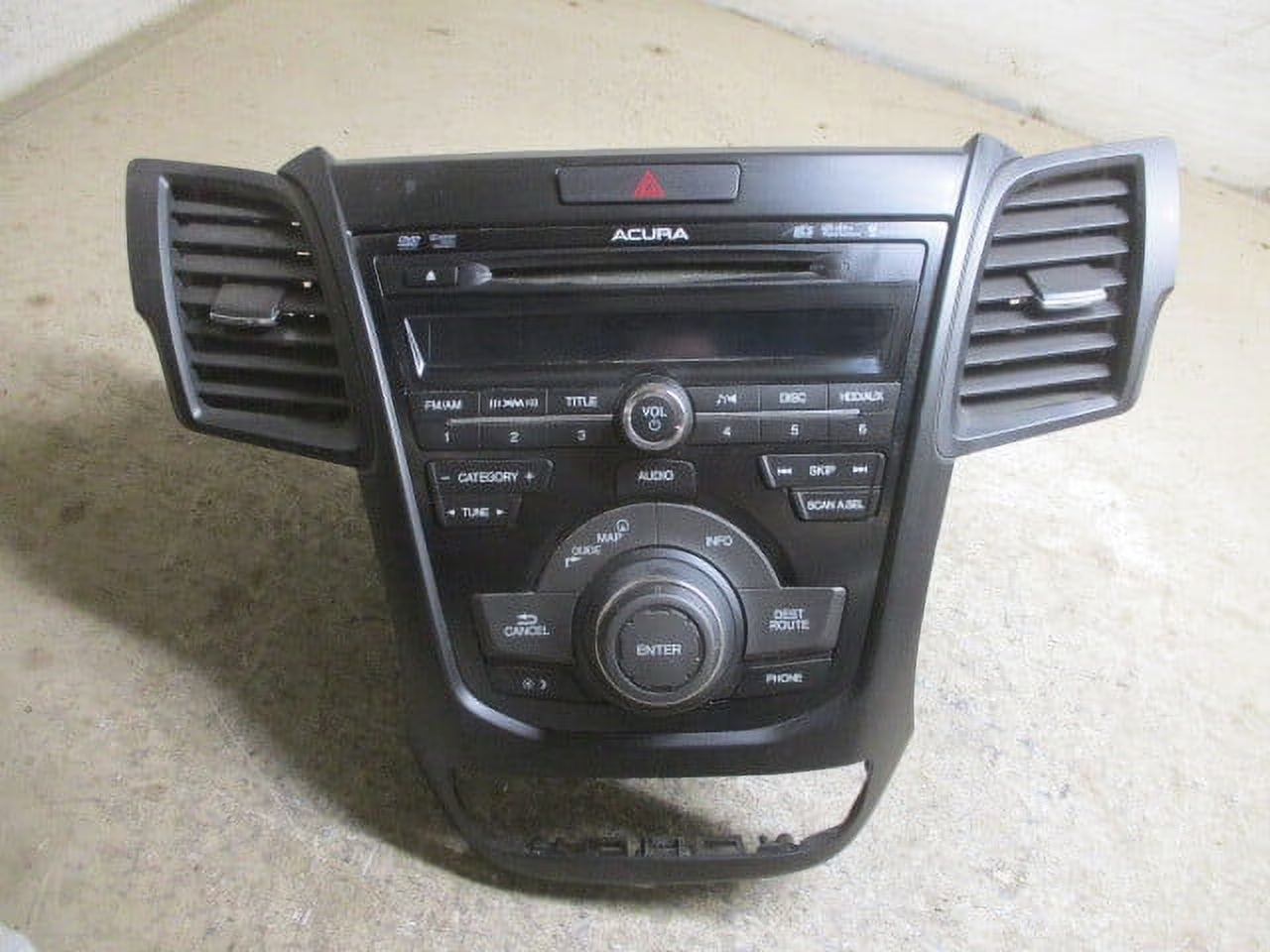 Pre-Owned 13 14 15 Acura RDX CD DVD Satellite Navigation Player Radio 3AR0 OEM LKQ (Good)
