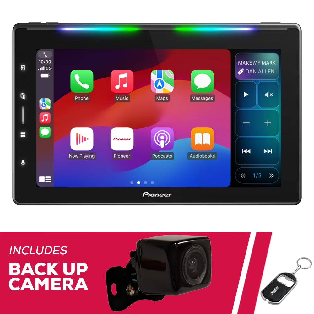 New Pioneer DMH-WT6000NEX 10.1  Single DIN Multimedia with Back-Up Camera
