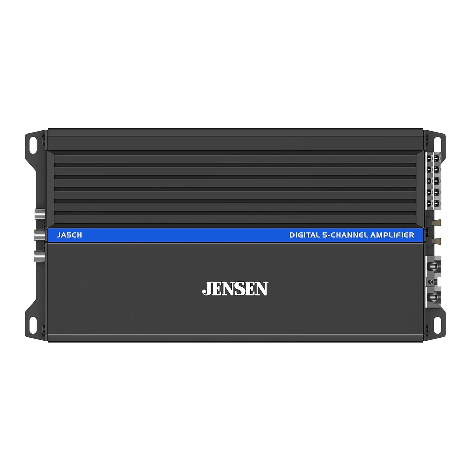 Jensen JA5CH Class-D 5-Channel Amplifier | 1500 Watts Peak Power | Compact Design | Bridegeable | New