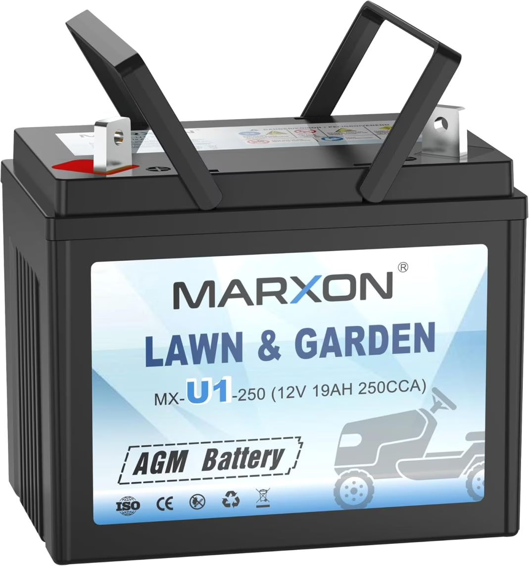 PYYP U1 Riding Lawn Mower Batteries, Garden Tractors Battery Maintenance Free AGM Battery, Compatible with Troy-Bilt, John Deere, Toro, Cub Cadet, Craftsman, Ariens, Poulan Pro 250